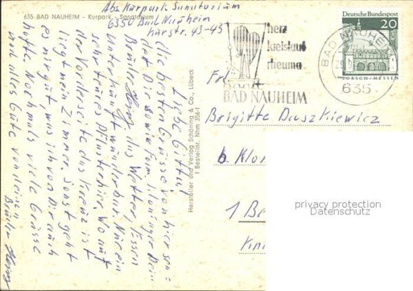 Bad Nauheim Kurpark Sanatorium – Bild 2