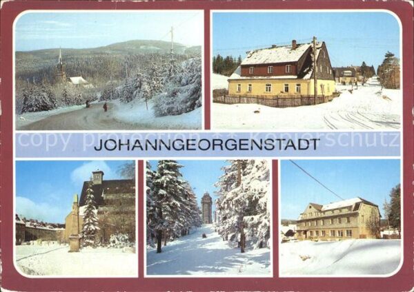 Johanngeorgenstadt Blatensky Postmeilensäule Auersberg Ste