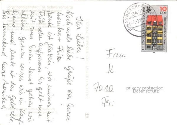 Johanngeorgenstadt Blatensky Postmeilensäule Auersberg Ste – Bild 2