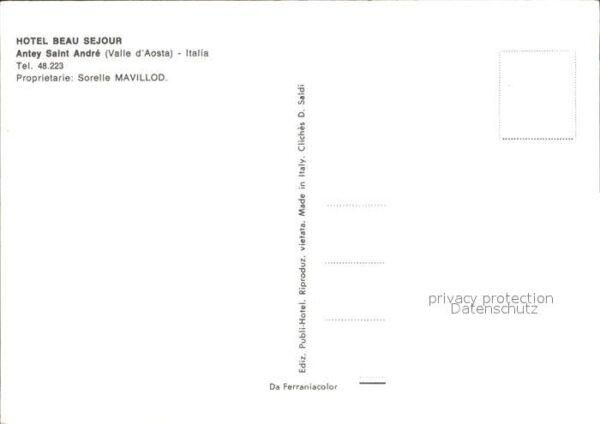 Aosta Hotel Beau Sejour antey – Bild 2