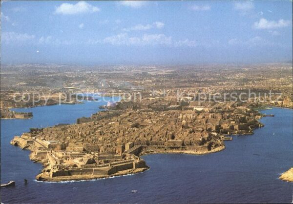 Valletta Malta Fliegeraufnahme Capital City Altstadt