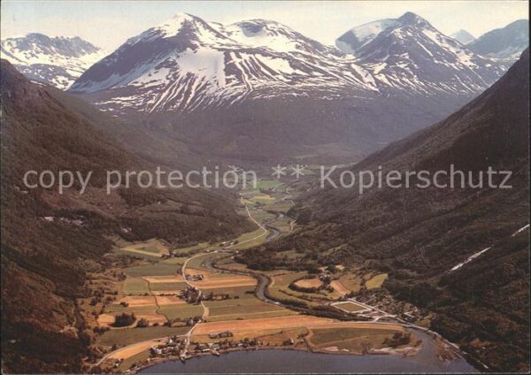 Norwegen Norge Fliegeraufnahme Oksendal