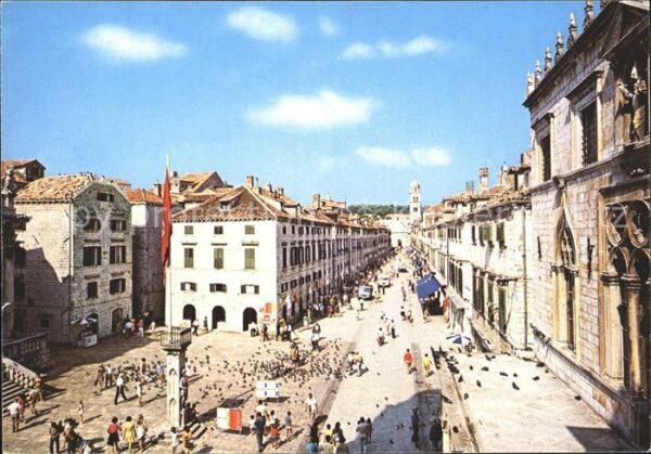 Dubrovnik Ragusa Placa Stradun