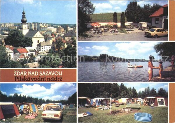 Tschechische Republik mit Camping am See
