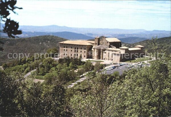 Italien Italia Italy Monasterio de Leyre Fliegeraufnahme