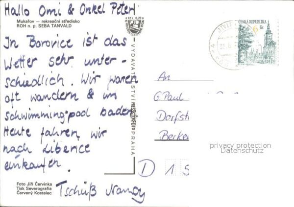 Tschechische Republik Borovice Ferienbungalows – Bild 2