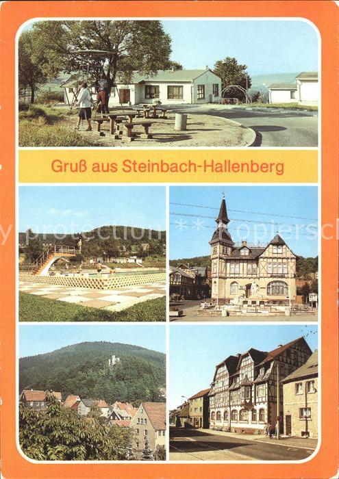 Steinbach-Hallenberg Bergbaude Freibad Ruine Hallenburg