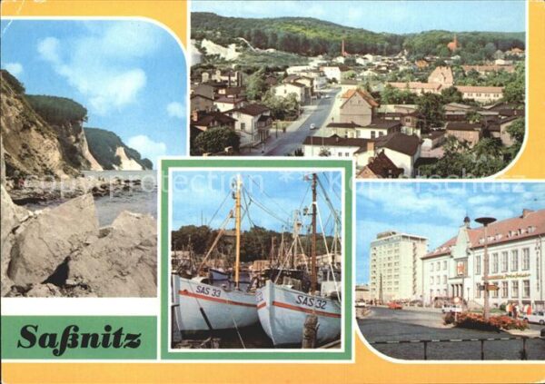 Sassnitz Ostseebad Ruegen Fischereihafen Seemannsheim John Schehr