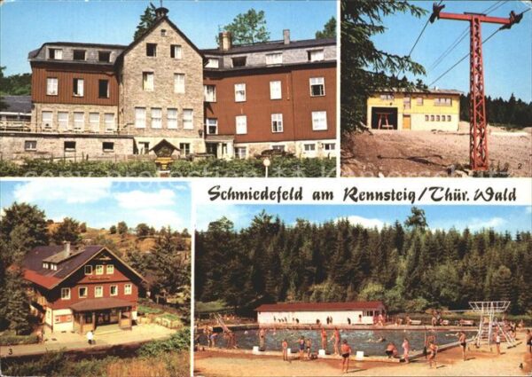 Schmiedefeld Rennsteig Seilbahn Schwimmbad Eisenberg Erholungs