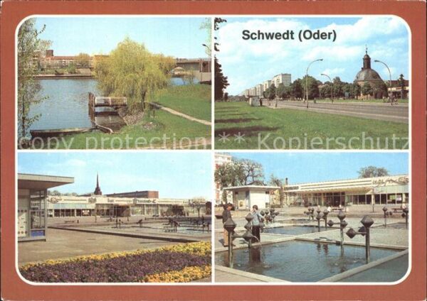Schwedt Oder Leninallee Französische Kirche Platz de