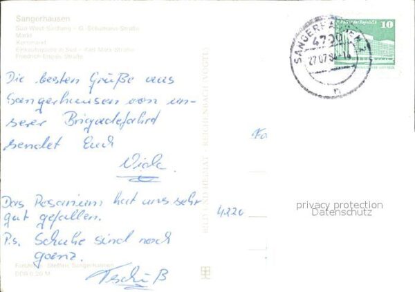 Sangerhausen Suedharz Kornmarkt Südwest-Siedlung – Bild 2