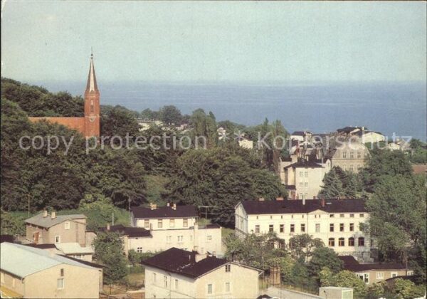 Sassnitz Ostseebad Ruegen Kirchenpartie