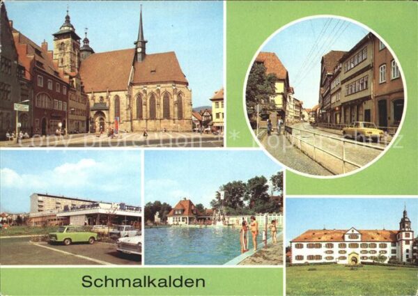 Schmalkalden Altmarkt Freibad Schloß Wilhelmsburg