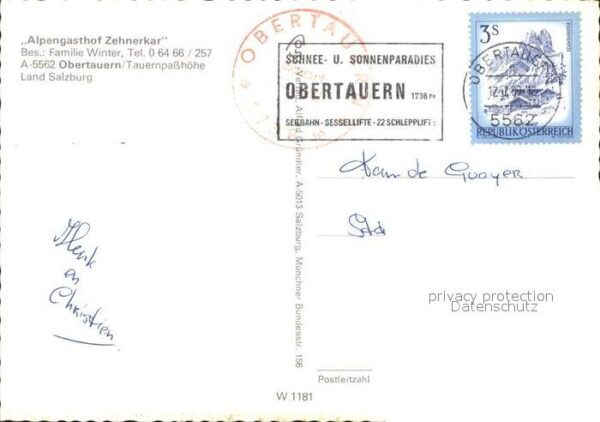 Obertauern Alpengasthof Zehnerkar – Bild 2