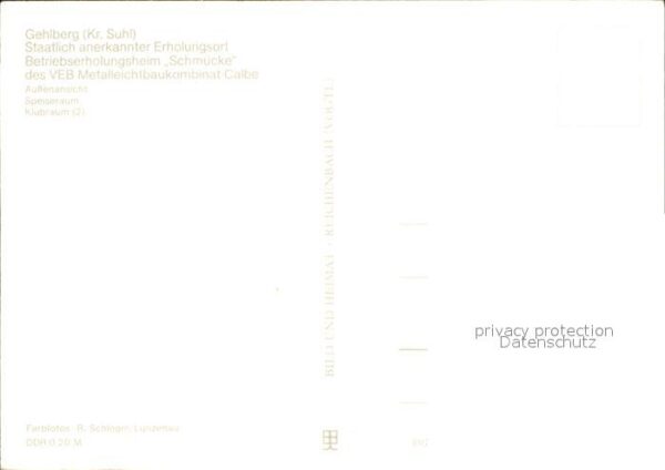 Gehlberg Erholungsheim Schmücke – Bild 2