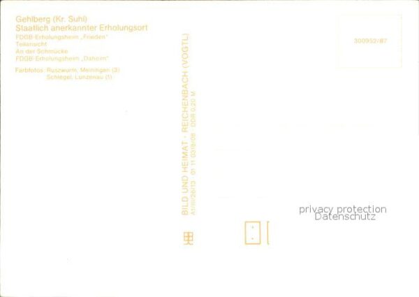 Gehlberg Erholungsheime Frieden und Daheim – Bild 2