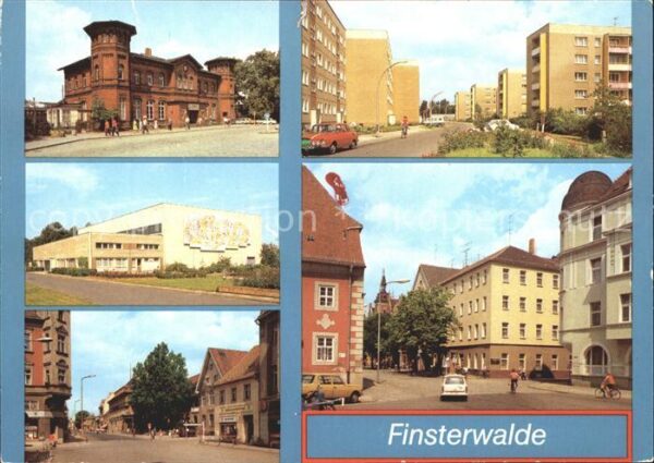 Finsterwalde Bahnhof Sporthalle Ernst Thälmann Stras