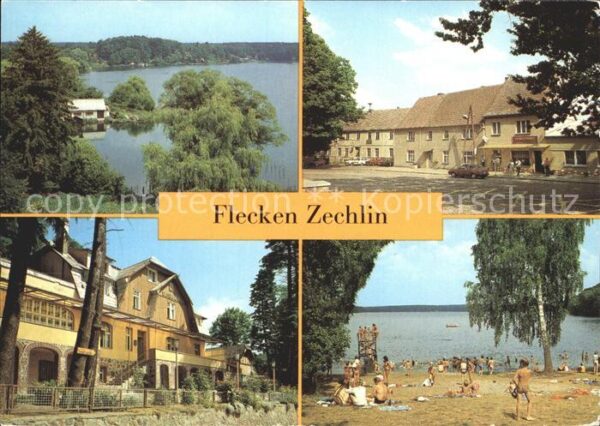 Flecken Zechlin Schwarzer See Markt Erholungsheim Eisen