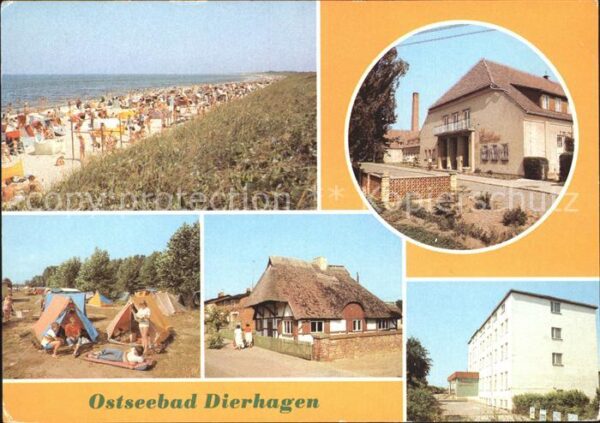 Dierhagen Ostseebad Strand Erholungsheime Ernst-Moritz-Arnd
