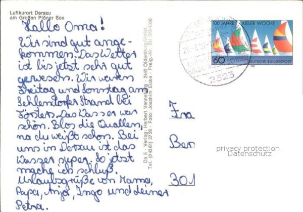 Dersau Camping am  Großen Plöner See Fliegerau – Bild 2
