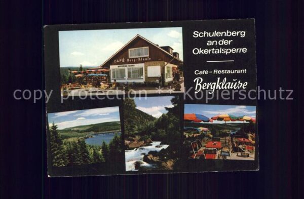 Schulenberg Oberharz Okertalsperre Cafe Restaurant Bergklaus