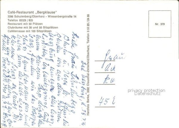 Schulenberg Oberharz Okertalsperre Cafe Restaurant Bergklaus – Bild 2