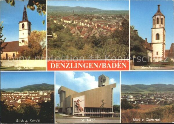 Denzlingen Kirche Storchenturm St. Jakob Glotterta