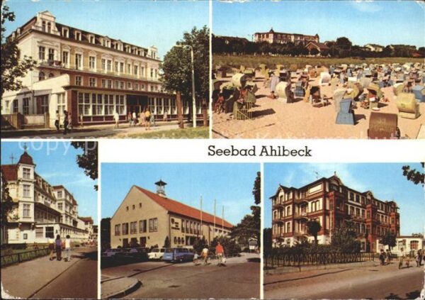 Ahlbeck Ostseebad Strand Erholungsheime Bernhard-Göring H
