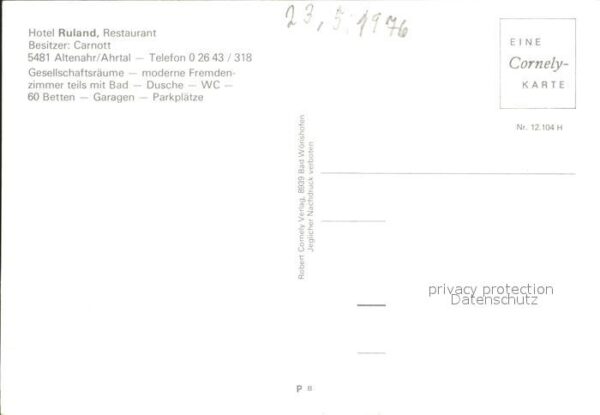 Altenahr Hotel Ruland Restaurant – Bild 2