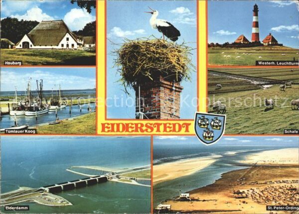Eiderstedt Damm St. Peter Ording Leuchtturm Haubär