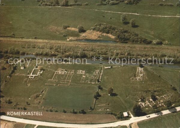 Eining Fliegeraufnahme Kömerkastell Abusina Au