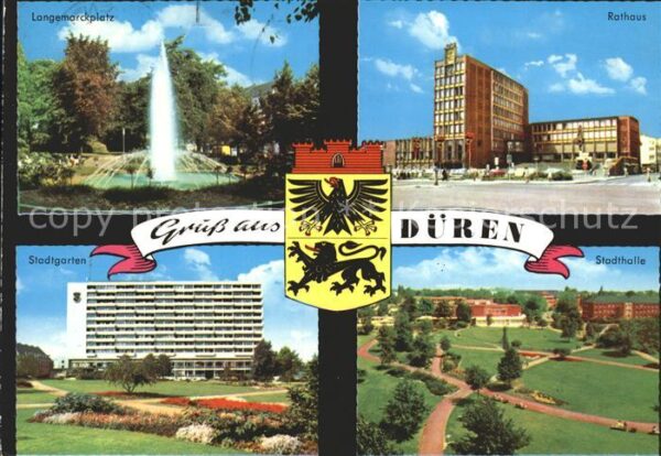 Dueren Rheinland Stadthalle Rathaus