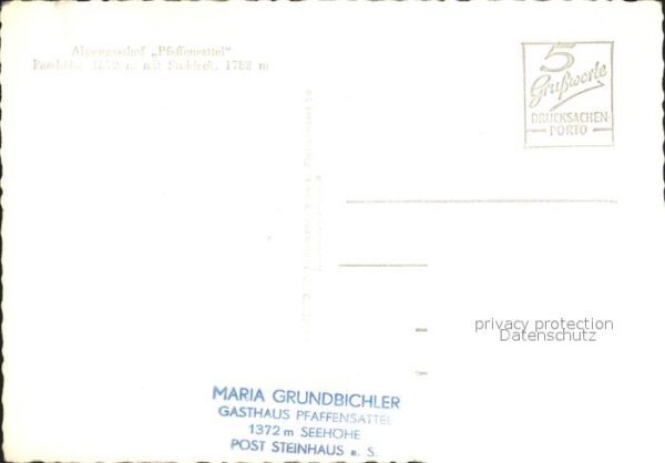 Stuhleck Niederoesterreich Gasthaus Pfaffensattel Steinhaus – Bild 2