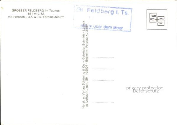 Feldberg Taunus Sendetürme – Bild 2