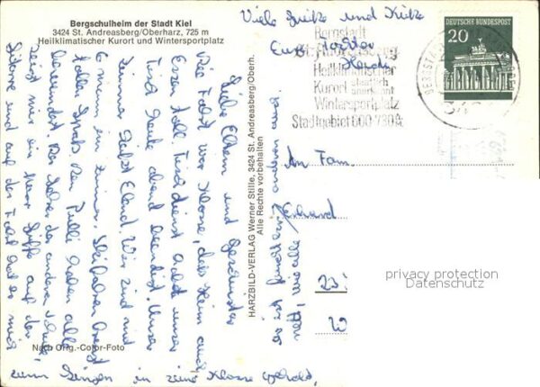 St Andreasberg Harz Bergschulheim der Stadt Kiel – Bild 2
