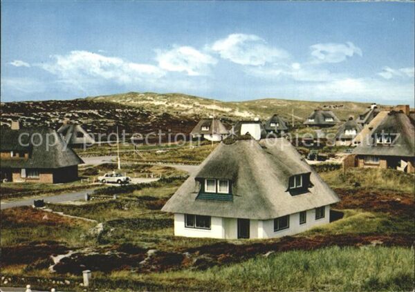 Sylt Reetdachhäuser in den Dünen