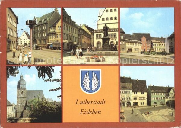 Eisleben Lutherdenkmal August-Bebel-Platz Petrik