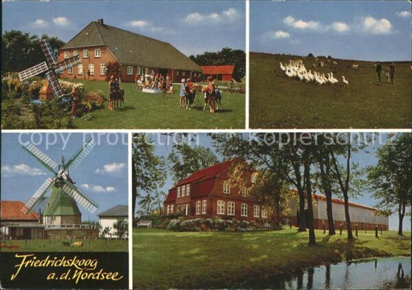 Friedrichskoog Nordseebad Windmühle