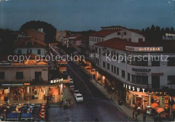 Jesolo Zentrum in der Nacht