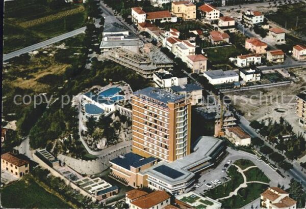 Montegrotto Terme Fliegeraufnahme Hotel Augustus Terme
