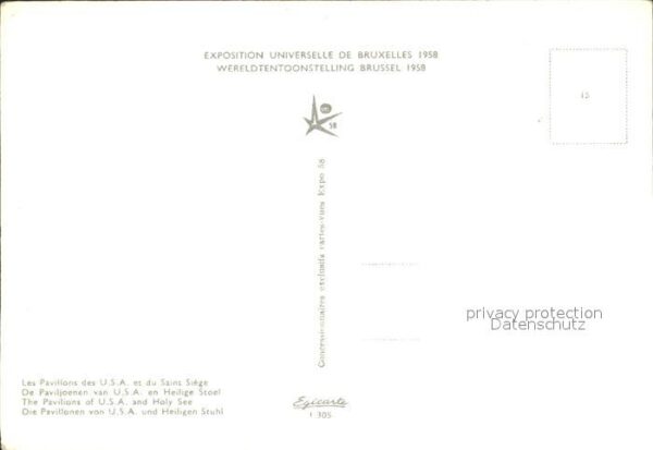Bruxelles Bruessel Esposition Universelle – Bild 2