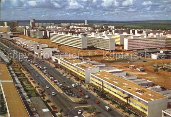 Brasilia Ciudad Fliegeraufnahme Main Avenue