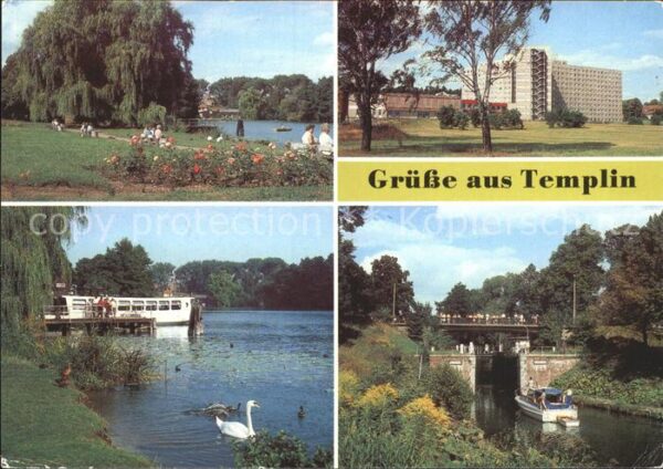 Templin Schleuse Tatsteich Erholungsheim Friedr