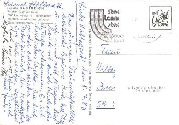 Saalhausen Sauerland Gasthaus Pension Gastreich – Bild 2