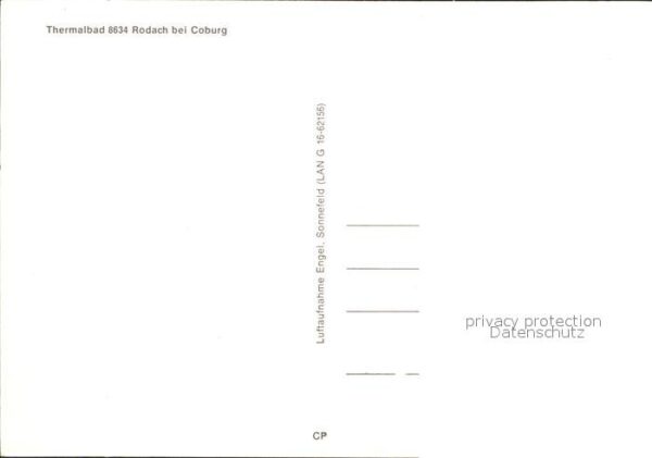 Rodach Coburg Fliegeraufnahme Thermalbad – Bild 2