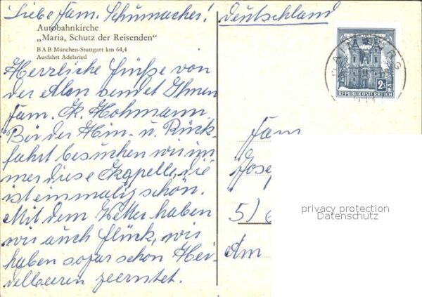 Adelsried Augsburg Autobahnkirche Maria Schutz der Reisend – Bild 2