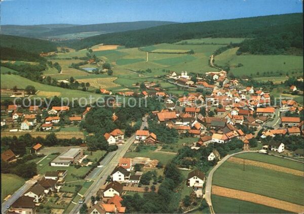 Rengshausen Hessen Fliegeraufnahme Knüllwald