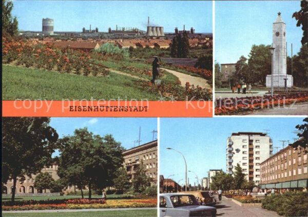 Eisenhuettenstadt Rosenhügel Pawlowallee Leninalllee