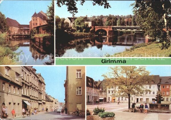 Grimma Muldenbrücke Markt