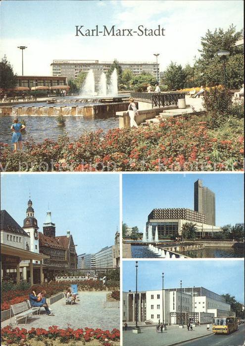 Karl-Marx-Stadt Hotel Kongress Stadthalle Stadtbad